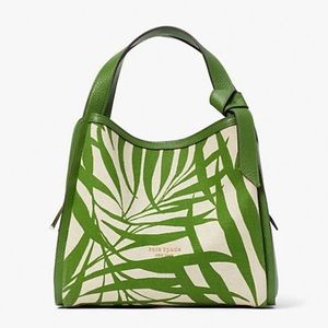 Knott Palm Canvas Medium Crossbody Tote BRAND NEW